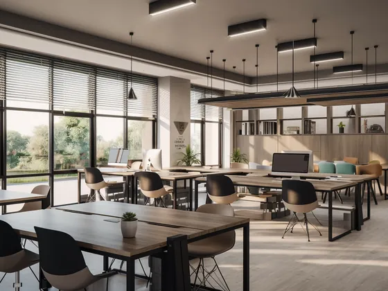 Office workspace supplied with Oasis Flow drinking water